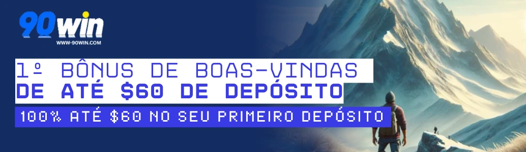 Bônus de até $60 no 90WIN cassino